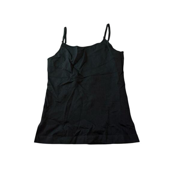NWT Empetua Black Adjustable Strap Scoop Neck Cami Tummy Control Women - Picture 3 of 6